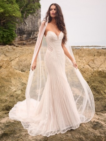 Maggie Sottero #IRAVATI  24SB145A01 #0 default All Ivory (gown with Ivory Illusion) thumbnail