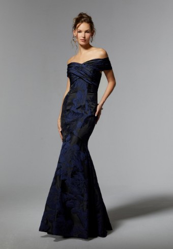 Morilee #72924 #3 Black/Navy thumbnail