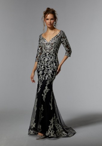 Morilee #72940 #7 Black/Silver thumbnail