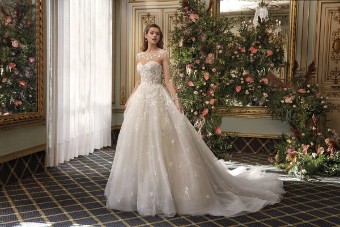 Demetrios #DP504 EVELINA #2 Ivory thumbnail