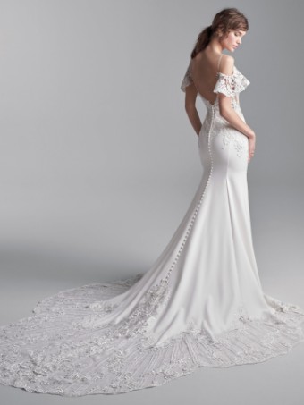 Maggie Sottero #Bracken 20SS655 #1 default Ivory (gown with Nude Illusion) thumbnail