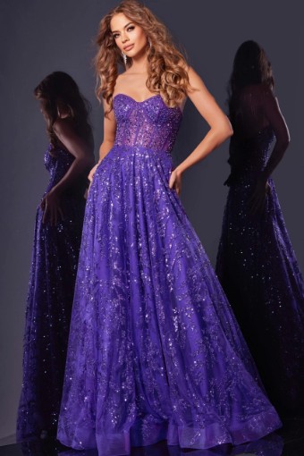 Jovani #37413 #0 default Peacock thumbnail