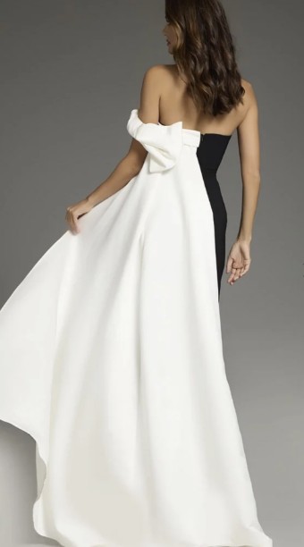 Jovani 38864 #6 Black/White thumbnail