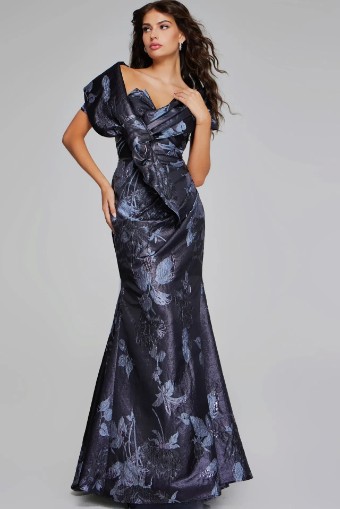 Jovani #40309 #6 Grey/Multi thumbnail