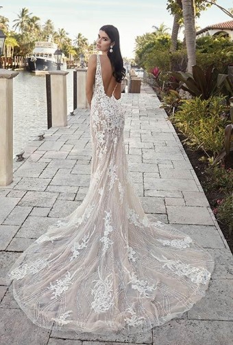 Demetrios 1061 #1 default Sheer Ivory/Nude thumbnail