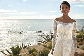 Demetrios 1238 #1 Sheer Ivory/Nude thumbnail