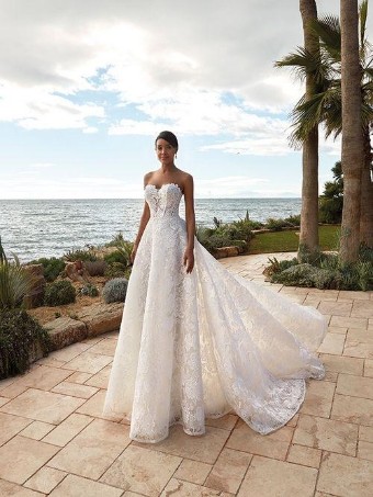 Demetrios 1238 #0 default Sheer Ivory/Nude thumbnail