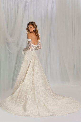 Demetrios 200177 #2 default Sheer Ivory/Nude thumbnail