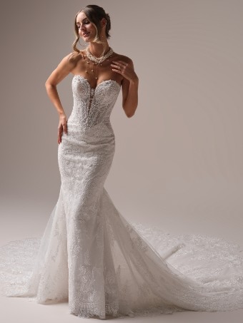 Sottero and Midgley 25sz923A01 Zareen #1 Ivory over Pearl thumbnail
