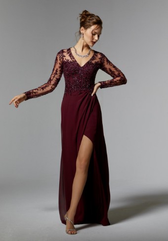 Morilee 72906 #7 Bordeaux thumbnail