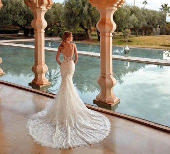 Demetrios 1106 Dress Only #1 default Sheer Ivory/Nude thumbnail