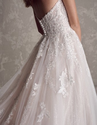 Maggie Sottero 24ms189A01 Marguerite #1 Ivory/Silver Accent over Blush thumbnail