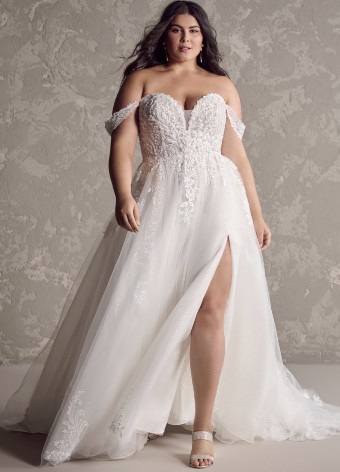 Maggie Sottero 24ms189A01 Marguerite #3 Ivory/Silver Accent over Blush thumbnail