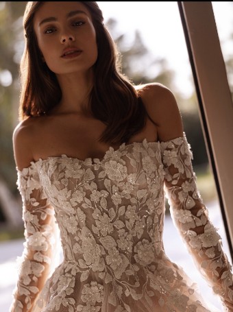 Demetrios 1502 #1 Ivory/Sheer thumbnail