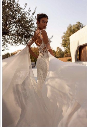 Demetrios 1516 #1 Ivory/Sheer thumbnail