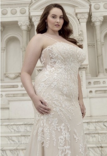 Casablanca Sale 2583C Cecily Sale #1 Ivory/Nude/Ivory thumbnail