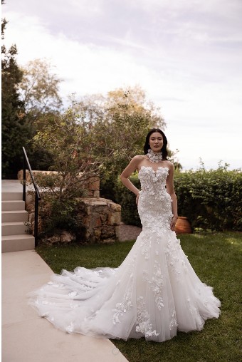 Demetrios Style DP557 – VIOLINA #0 default Ivory/Sheer thumbnail