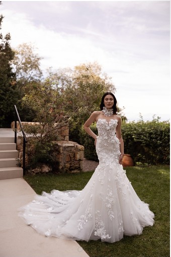 Demetrios Style DP557 – VIOLINA #3 default Ivory/Sheer thumbnail